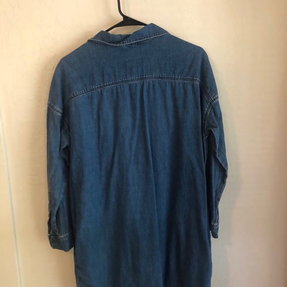 Denim Button Up Dress - Picture 2 of 3